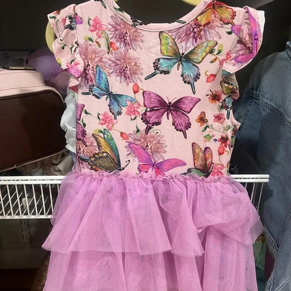 Posh Peanut Floral Pink Dress - Picture 2 of 3